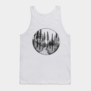 Geometric woods Tank Top